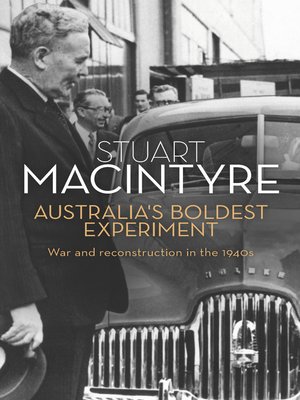 cover image of Australia's Boldest Experiment